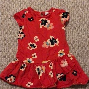 Gap floral ruffle dress